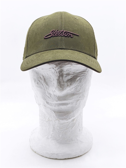 BASEBALL CAP WAXED COTTON WR VERDE OLIVA