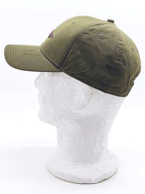 BASEBALL CAP WAXED COTTON WR VERDE OLIVA