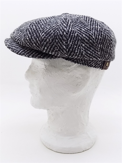 COPPOLA HATTERAS HERRINGBONE NERO/GRIGIO