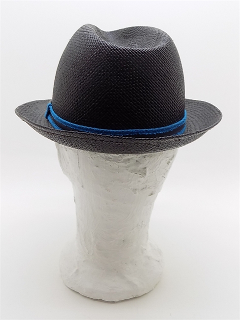 TRILBY IN PALMA NERA CON CINTURINO IN PELLE